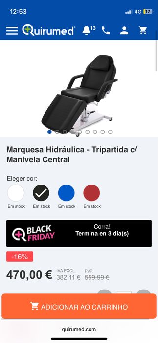 Marquesa/Maca Hidráulica Tripartida