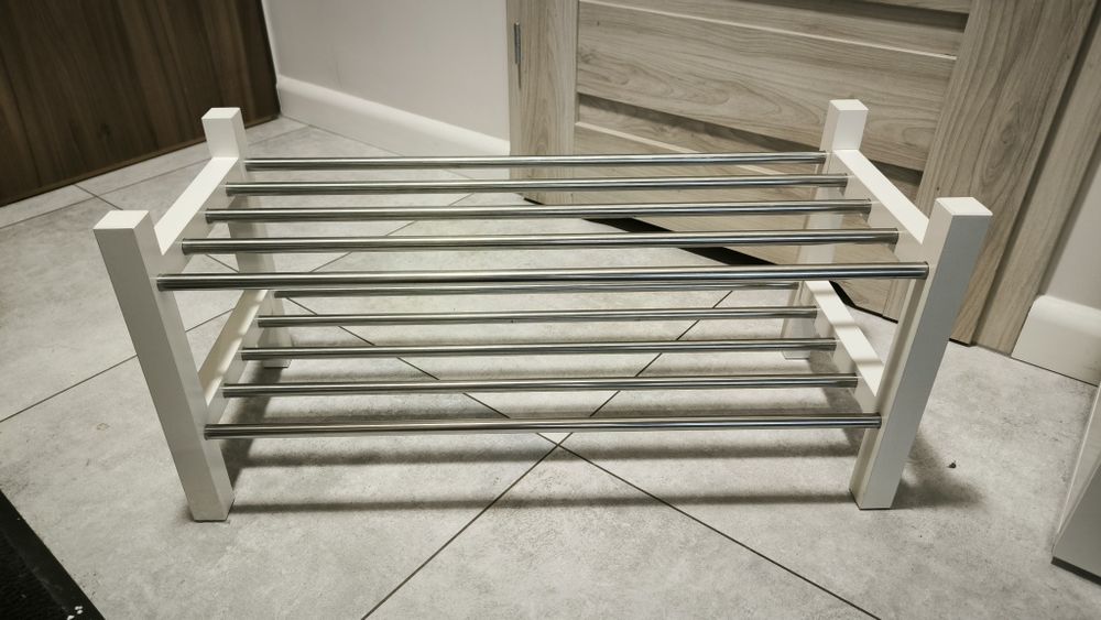 Stojak na buty biały IKEA Tjusig