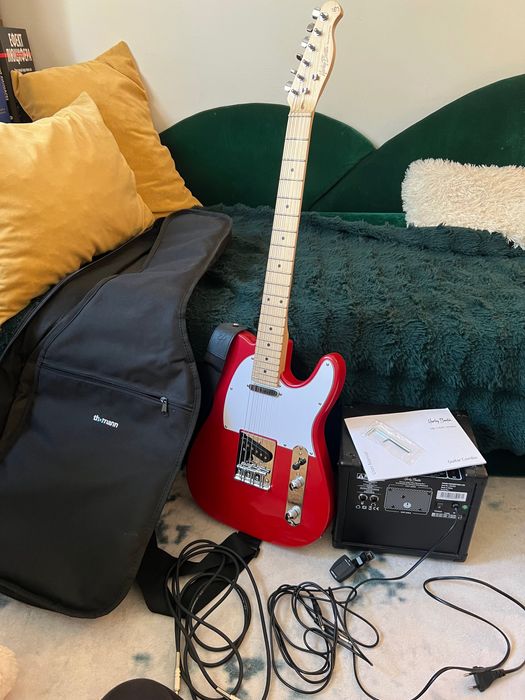 Harley Benton TE-20MN CA Standard Bundle zestaw gitarowy