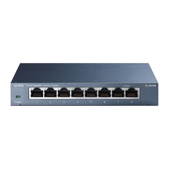 TP-Link TL-SG108 Przełącznik typu desktop, 8 portów 10/100/1000Mb/s