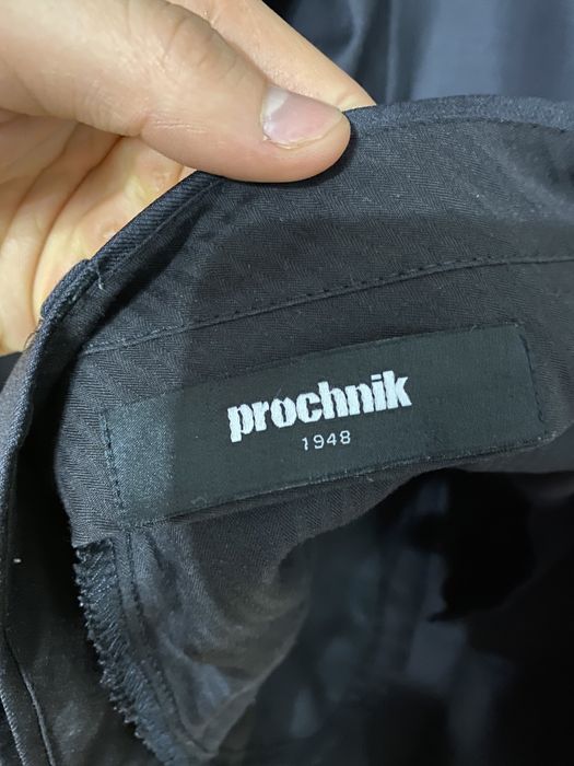 Garnitur Prochnik czarny, marynarka+spodnie