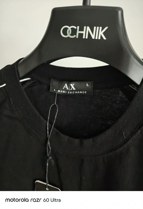 Nowy T-shirt Armani Exchange (A|X) – Czarny