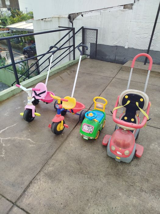 Lote triciclos bebê/criança