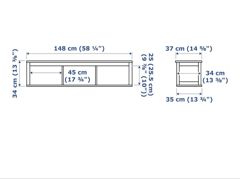 Prateleira / movel/ estante de parede IKEA HEMNES