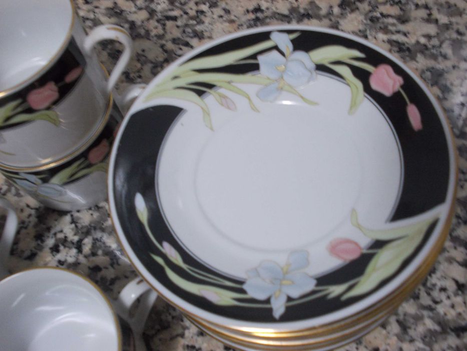 Serviço chá vintage Fairfield Fine China Yung Shen