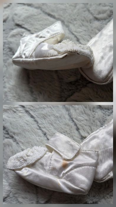 Niechodki skarpety sweterkowe kapcie pepco 20 różowe i białe