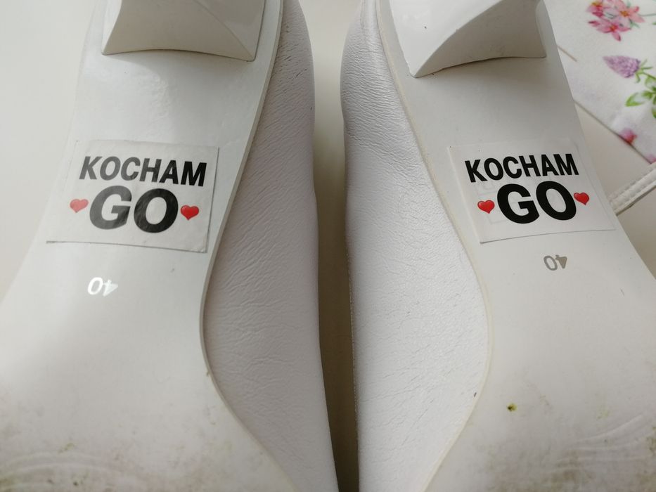 buty ślubne białe 41 buty do ślubu