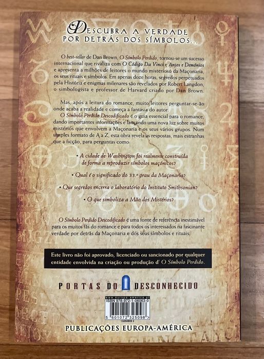 Libro O Símbolo Perdido Descodificado