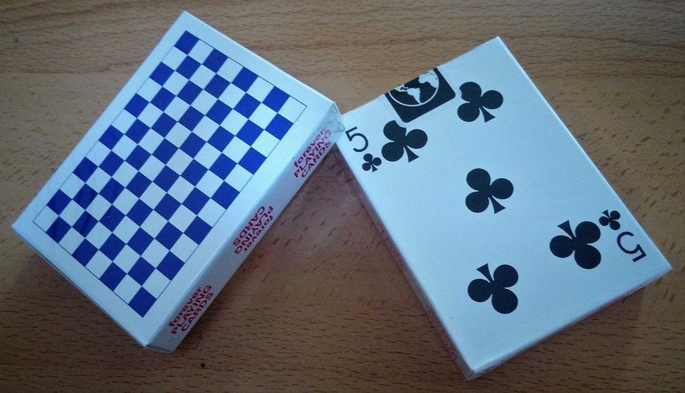Baralho de Cartas Forever Checkerboard R 02 Blue