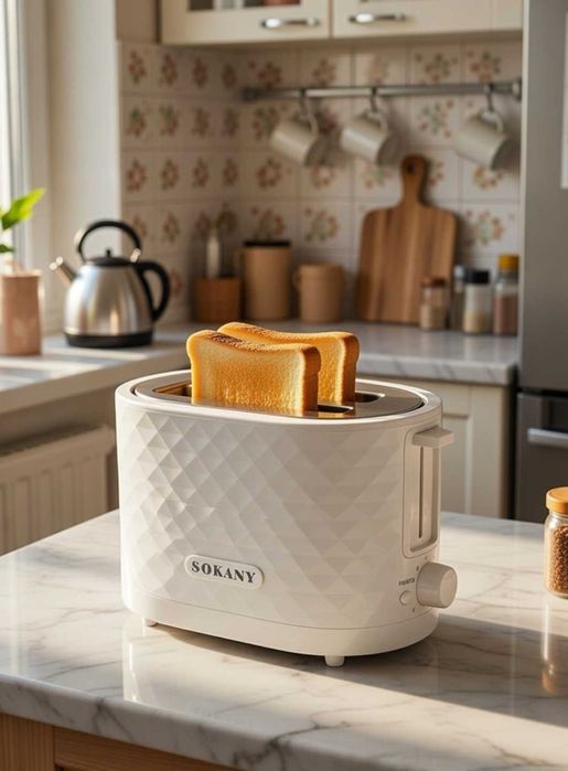 Тостер для хліба 7 режимів підігрів 750w подвійний