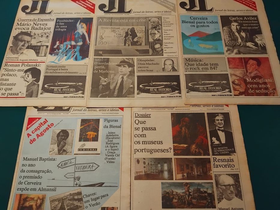 JL - Jornal de Letras, Artes e Ideias 1984