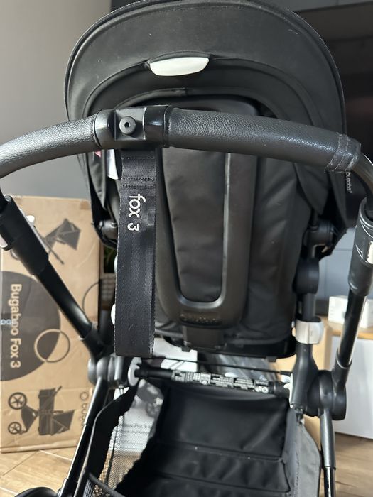 Wozek 2w1 gondola spacerowla Bugaboo Fox 3 czarny na gwarancji