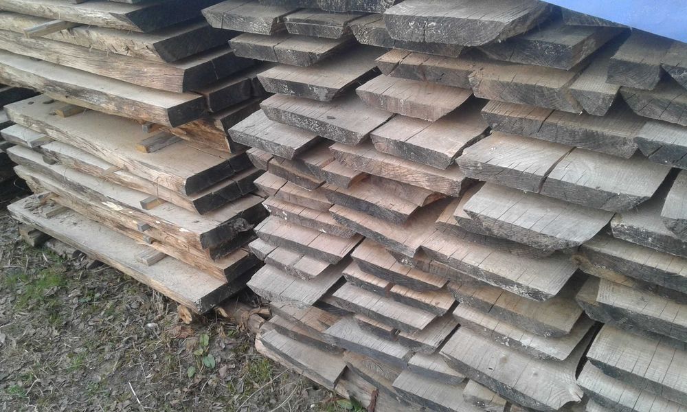 Tarcica dębowa foszty deski, dąb czerwony.