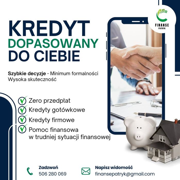 Szybka gotówka / kredyt hipoteczny dla każdego - sprawdź ofertę