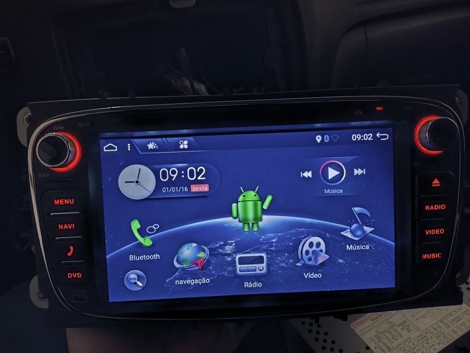 Rádio android ford