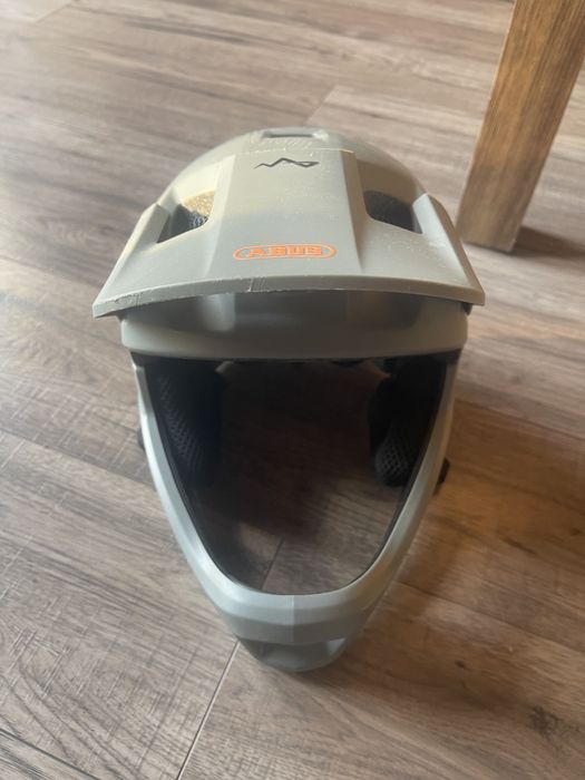 Kask rowerowy full face ABUS YouDrop FF chalk gray S 48-55 cm