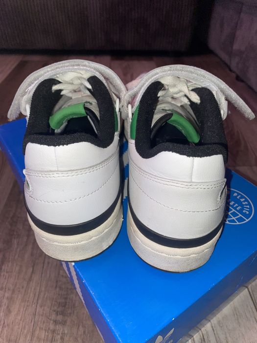 Adidas forum low green black