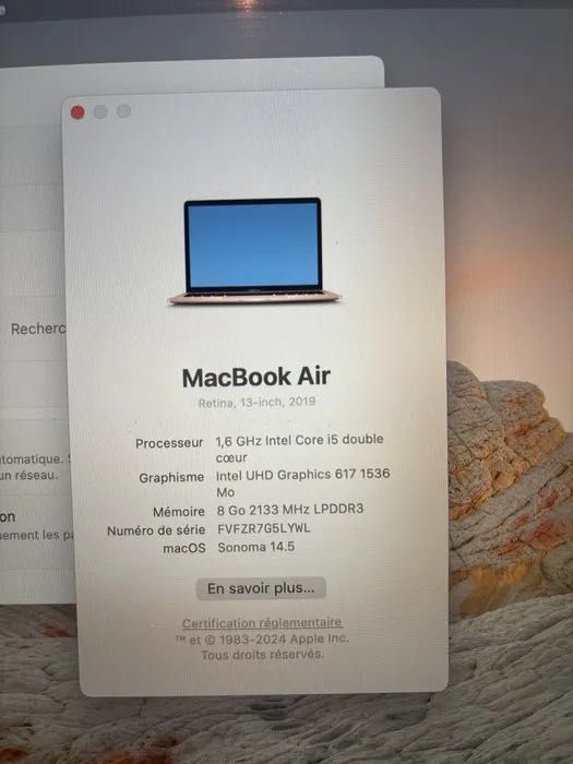 Macbook air 13, 2019 Cor-de-rosa