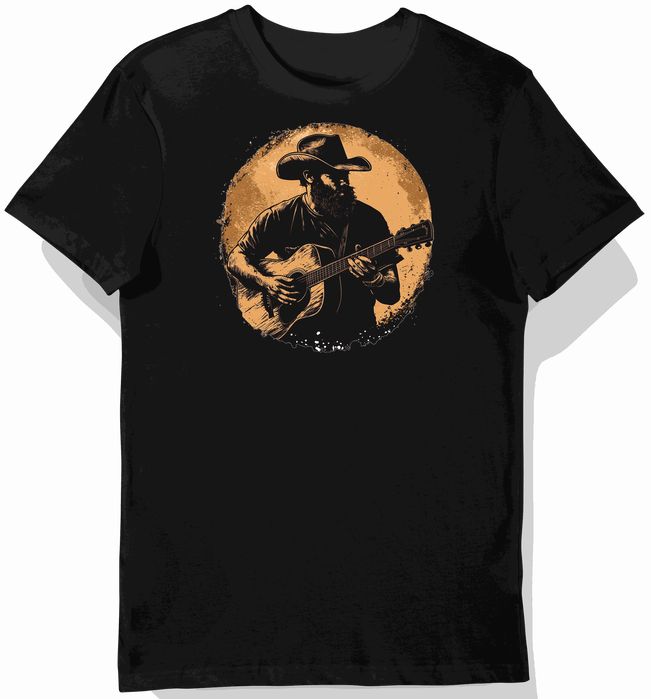 Koszulka męska czarna z motywem Zac Brown Band L