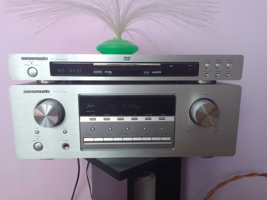 Marantz SR4021  Amplituner stereo plus CD Marantz 3002 piloty zestaw