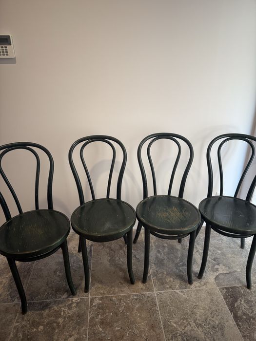 Krzesła drewniane 4 szt. Bjuran ikea prl komunistyczne komuna