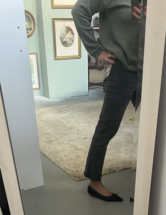 Sapato raso pelo verdadeiro