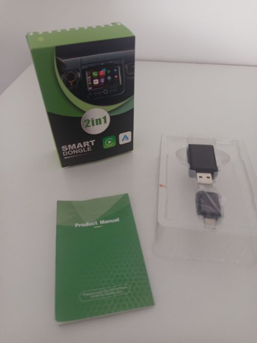 2w1 bezprzewodowy adapter CarPlay Android Mini USB Dongle