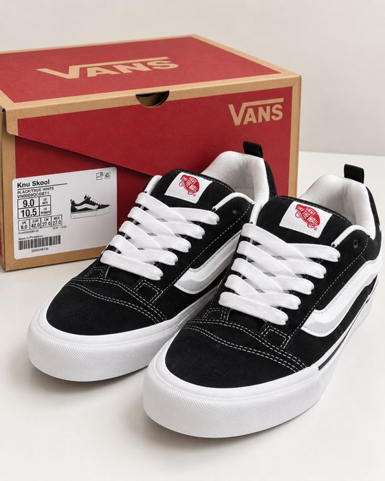 Vans Knu Skool Black/True White EU 42 – nowe buty Sneakersy.