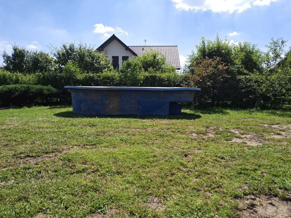 Basen z tworzywa duży gotowy do odbioru