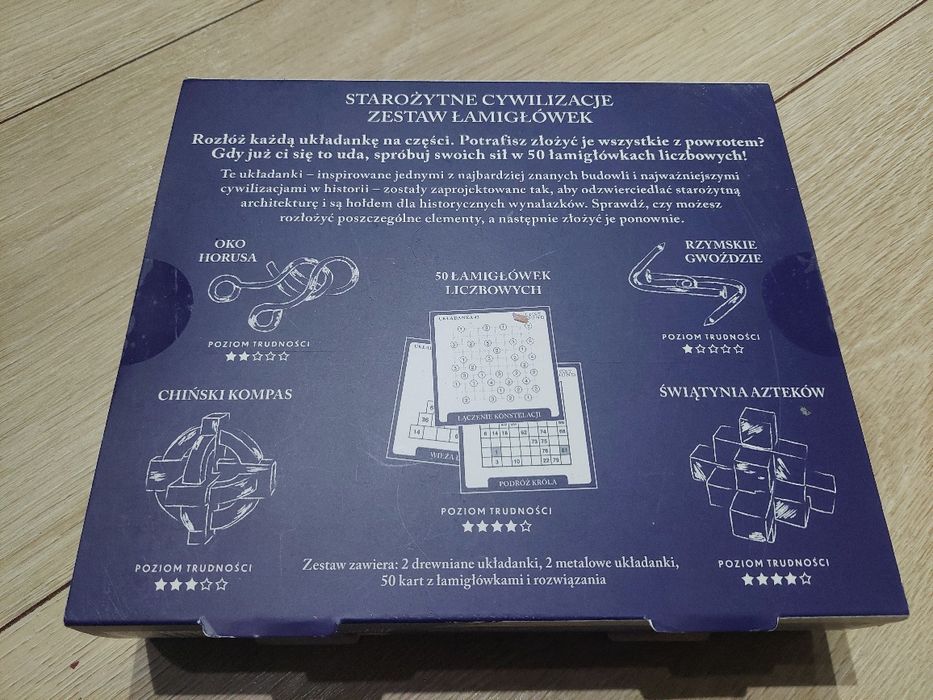 zestaw łamigłówek starożytne cywilizacjr