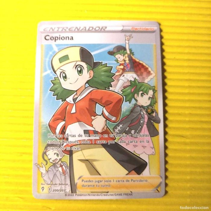 carta pokemon espanha **entrenador copiona **