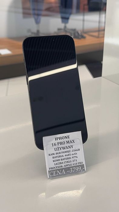 iPhone 16 Pro Max 256GB Bat 97% Topcase Vivo *Raty 0%