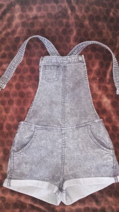 Ogrodniczki, spodenki jeansowe h&m STAN IDEALNY!!!