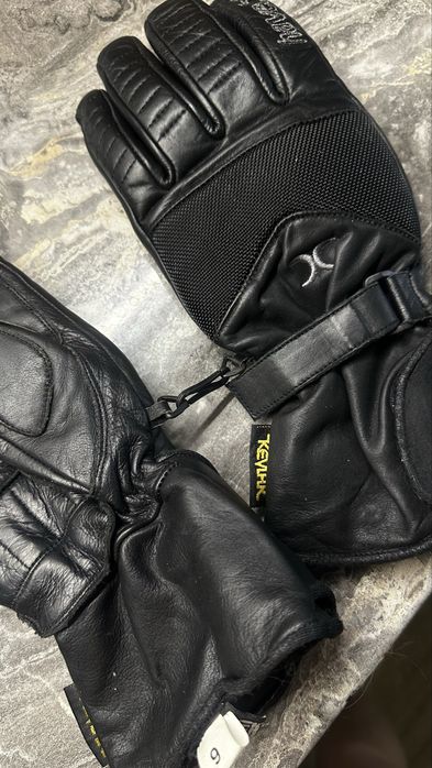 Шкіряні мотоперчатки Haveba з захистом Kevlar (Розмір 9 / L) – Стан ідеальний