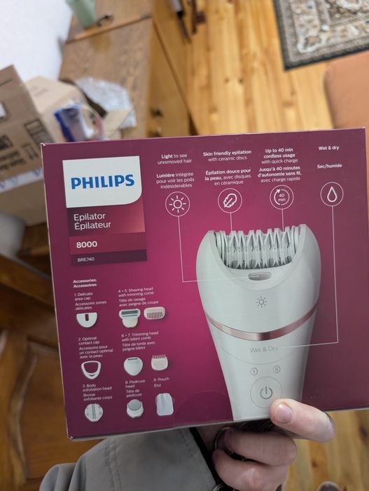 Епілятор Philips bre740