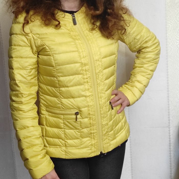 Коротка куртка пуховик жакет мікропуховик курточка reset down пух перо