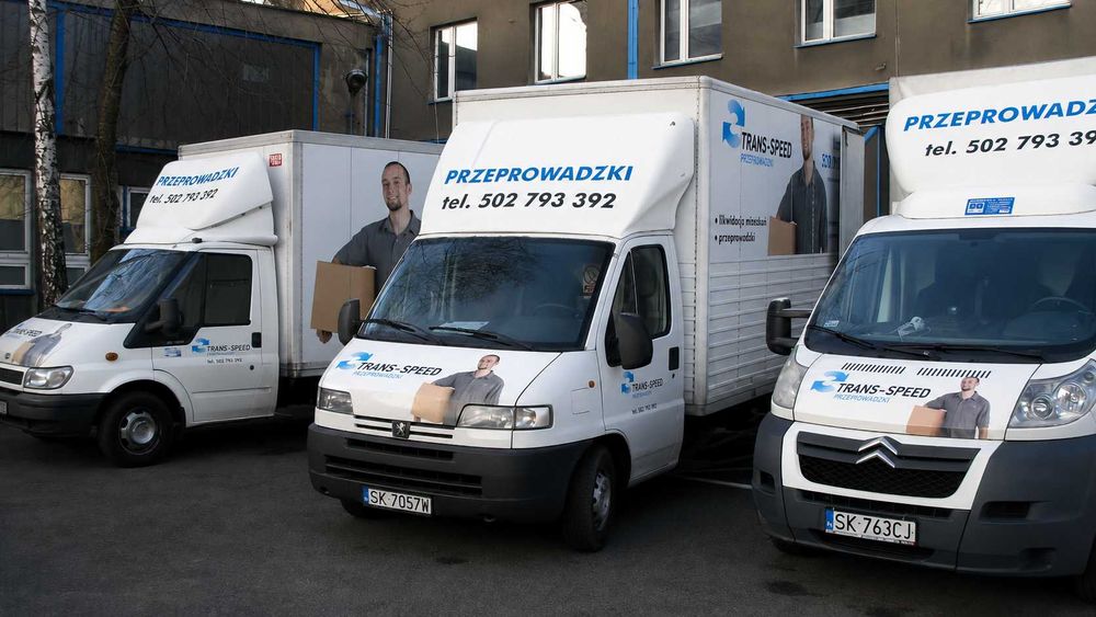 Przeprowadzki Katowice - mieszkania, domy firmy, biura,  • pakowanie • demontaż • wywóz mebli • utylizacja • darmowe pojemniki transportowe