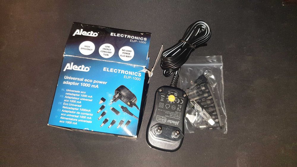 Zasilacz regulowany uniwersalny 3V 4,5V 5V 6V 7,5V 9V 12V NOWY!