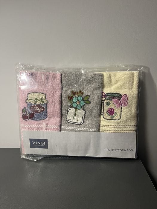 Італіїські кухонні рушники набір з 3 шт. By Vingi Italian home новий
