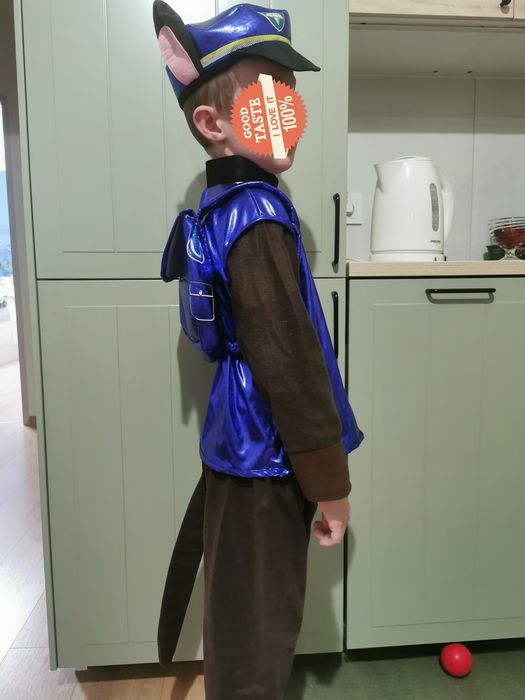 Strój na bal przebierańców piesek Chase psi patrol