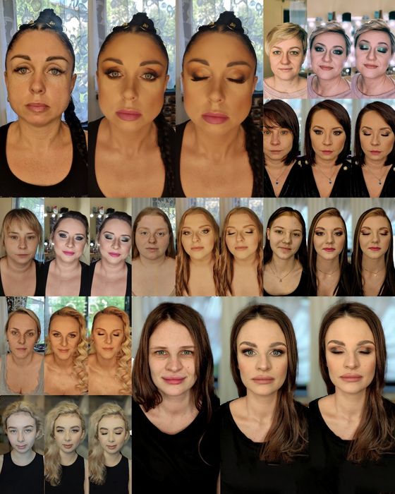 Makijaż 140 zl  okazjonalny okolicznosciowy henna pudrowa