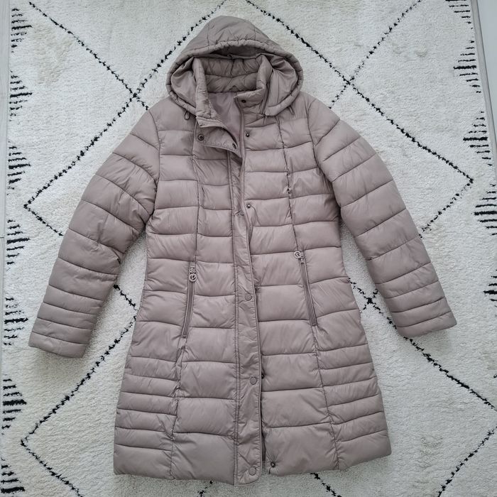 Kurtka / płaszcz wiosenny z kapturem S/M