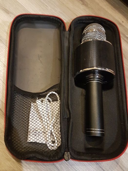 Микрофон караоке ws858 музыка и блютуз колонки