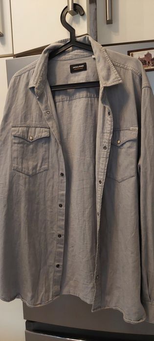 Szara koszula jeansowa Jack&Jones