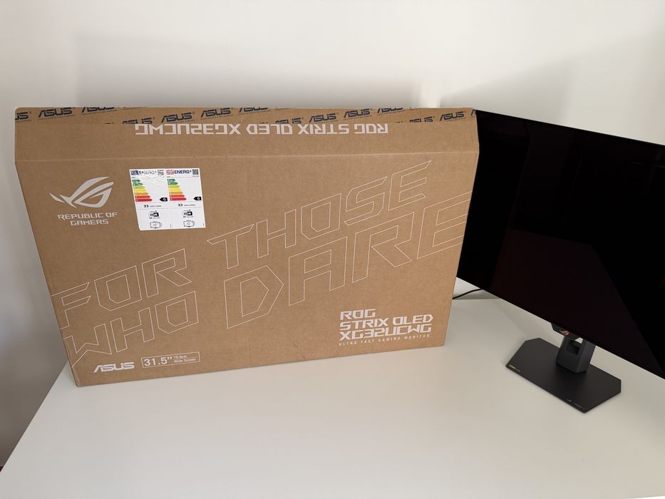 Monitor Asus ROG Strix OLED XG32UCWG - Fatura e Garantia