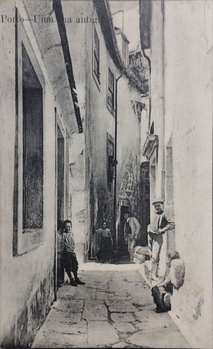 Postais centenários Porto perspetiva dupla