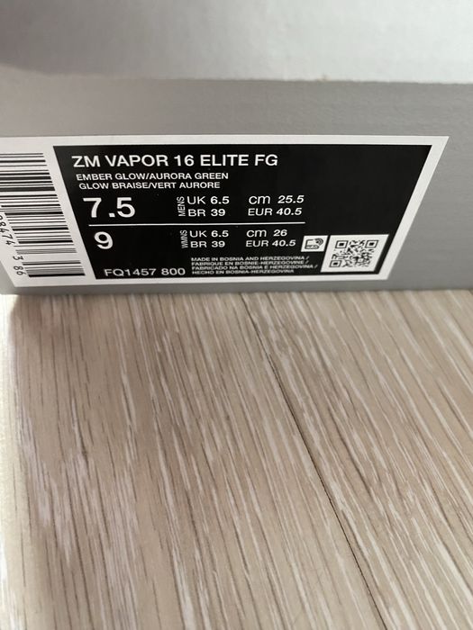 Korki Nike vapor 16 elite FG rozmiar 40,5