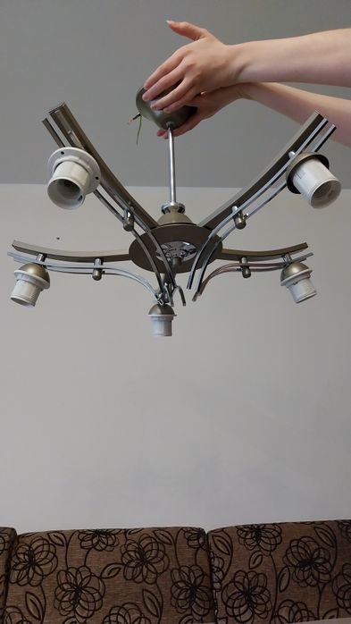 Żyrandol pięcioramienny