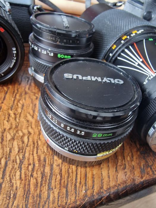 Aparat Olympus OM-2 zestaw