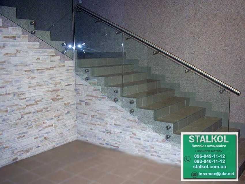 Перила, поручни и ограждения из нержавейки Житомир, Киев и область